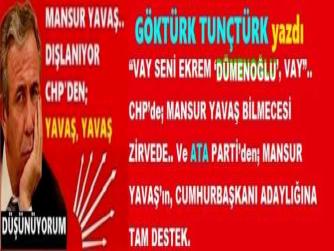 “VAY SENİ EKREM ‘DÜMENOĞLU’, VAY”.. CHP’de; MANSUR YAVAŞ BİLMECESİ ZİRVEDE.. Ve ATA PARTİ’den; MANSUR YAVAŞ’ın, CUMHURBAŞKANI ADAYLIĞINA TAM DESTEK.