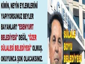 KİMİN, NEYİN EYLEMLERİNİ YAPIYORSUNUZ BEYLER BAYANLAR? 