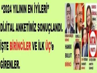  “2024 YILININ EN İYİLERİ” DİJİTAL ANKETİMİZ SONUÇLANDI. İŞTE BİRİNCİLER VE İLK ÜÇ’e GİRENLER.