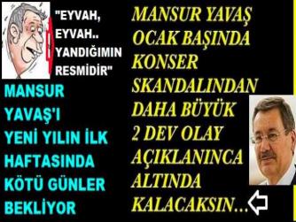 GEÇEN HAFTA YAZMIŞTIK.. “ANKARA’DA SİYASİ BOMBALAR PATLAYACAK” diye. FİTİLLER ÇEKİLDİ, OCAK 2025’in İLK HAFTASINA DİKKAT. 10 BÜROKRATI GÖREVDEN ALAN MANSUR YAVAŞ’I KÖTÜ GÜNLER BEKLİYOR.