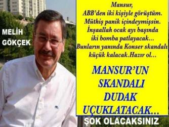 MELİH GÖKÇEK ÇOK, ÇOK İDDİALI KONUŞTU.. “ŞUAN PANİKLER YAŞAYAN MANSUR’un SKANDALI DUDAK UÇUKLATACAK. ŞOK OLMAZSANIZ, ÖZÜR DİLEYECEĞİM”