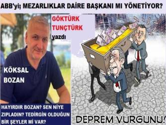 ANKARA BÜYÜKŞEHİR MEZARLIKLAR BAŞKANI, HAYIRDIR SEN NİYE ZIPLADIN? TEDİRGİN OLDUĞUN ŞEYLER Mİ VAR? TABUT VE CESET TORBASI İHALESİNİN MUHATABI SEN DEĞİL, MANSUR YAVAŞ’tır. İŞİNE BAK.