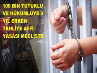 TERÖRİSTBAŞI ÖCALAN’ın AFFI, KADER MAHKÛMLARINA KISMI AF GETİRECEK. 100 BİN MAHKÛMUN ERKEN TAHLİYE EDİLMESİ PLANLANIYOR.