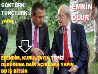 “KURULTAY MI TEMİZ” YOKSA ÖZGÜR ÖZEL’in “KAFASI, KALBİ Mİ KİRLİ?”