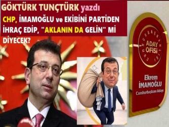 ÖZGÜR ÖZEL; İMAMOĞLU ve EKİBİNİ CHP’den İHRAÇ EDİP, “AKLANINDA GELİN” DİYECEK. ÇÜNKÜ İSTANBUL BÜYÜKŞEHİR BELEDİYESİ’nin; HER KATI, HER BİRİMİ SUÇ MALALLİ OLMUŞ.