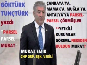 CHP’nin; YILLARDIR MELİH GÖKÇEK’e ARALIKSIZ ŞEKİLDE “PARSEL- PARSEL” SATTI DİYE SALDIRMASININ NEDENİ ORTAYA ÇIKTI. MEĞERSE DİKKATLERİ DAĞITIP, ANKARA’ya ve TÜRKİYE’YE KENDİLERİ PARSEL- PARSEL ÇÖKMÜŞLER. MURAT EMİR, NİYE SUSUYORSUN? YETKİLİ KURUMLAR GÖREVE.