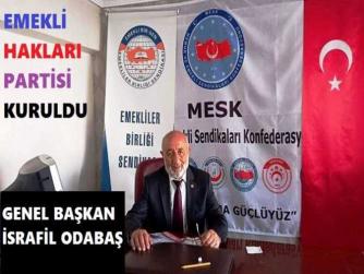 EMEKLİLER; ANAYASA MAHKEMESİ’NİN “SENDİKA KURAMAZSINIZ” KARARINA KIZIP, “EMEKLİ HAKLARI PARTİSİ” Nİ KURDULAR.