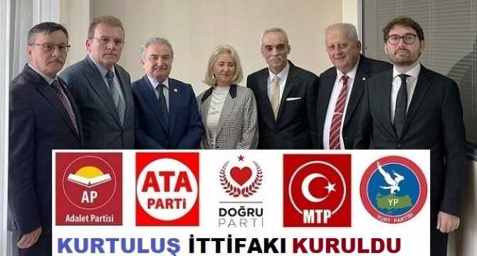 “ATACI” 5 SİYASİ PARTİ “KURTULUŞ İTTİFAKINI” KURDU