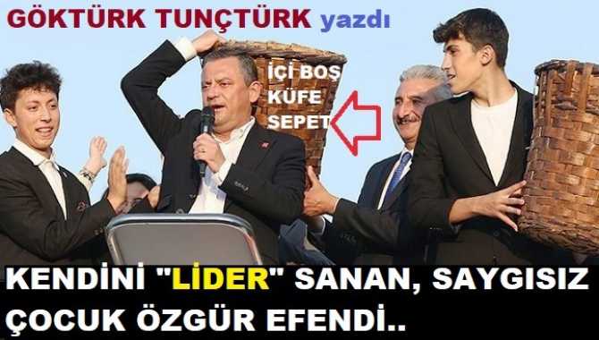 BÜYÜK SÖZÜ DİNLEMEYEN ve KENDİNİ “LİDER” SANAN SAYGISIZ ÇOCUK ÖZGÜR ÖZEL.. HAYIRDIR, NİYE CİYAKLIYORSUN? SEN, BİRİNCİ PARTİNİN BAŞKANISIN, EL SIKMAYA DEVAM.