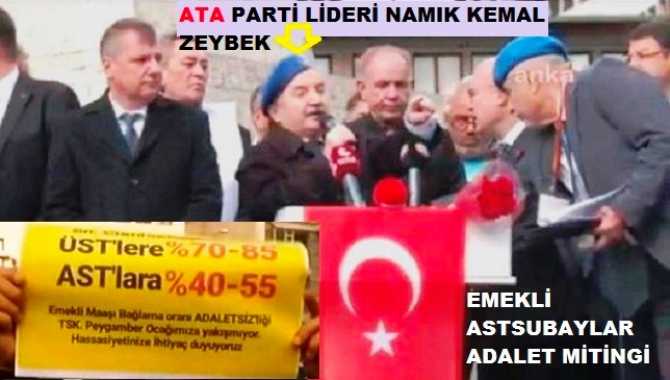 ATA PARTİ LİDERİ ZEYBEK’ten; İKTİDARA : “YILLARDIR  ‘ÖLMEZ’ DİYE SLOGANLAR ATTIĞINIZ ŞEHİTLERE; MESLEĞİNDE TERFİ İŞLEMLERİ UYGULAYIN. EVET, ŞEHİT ÖLMEZSE; TERFİ ETTİRİLMELİDİR” 