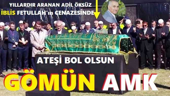 YILLARDIR ARANAN, İBLİS FETULLAH'ın MAŞASI ADİL ÖKSÜZ, FETULLAH'ın CENAZESİNDE ORTAYA ÇIKTI. CENAZEDE HERKES YÜZLERİNİ MASKELERLE GİZLEDİ