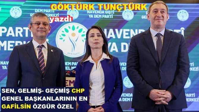 ATATÜRK’ün PARTİSİNİN BAŞKANI OLDUĞUNU İLERİ SÜREN ve VATANDAŞTAN DAHA ÇOK PKK’lı DEM’i SAVUNAN ÖZGÜR ÖZEL’e : “ŞU DEM YÖNETİCİLERİNE SORSANA, 10 KASIMLARDA NEDEN ATATÜRK’ü ANMIYORLAR? HAYDİ, YİĞİTSEN SOR”.