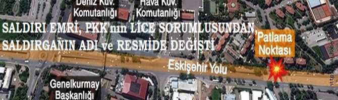 ANKARA'da ki KAHPE SALDIRI EMRİ, PKK'nın LİCE SORUMLUSUNDAN. 14 KİŞİ TUTUKLANDI. SALDIRGAN TERÖRİSTİN ADI ve RESMİDE BAŞKALARINA AİT 