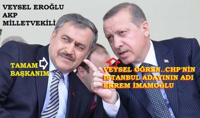 Böyle siyasi rezalet görülmedi.. AKP Milletvekili ve eski İSKİ Müdürü Veysel Eroğlu diyor ki; 
