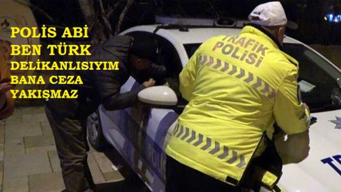 Yılın en gırgır Haberi.. Trafik Polisinin ceza yazdığı sarhoş sürücü : 
