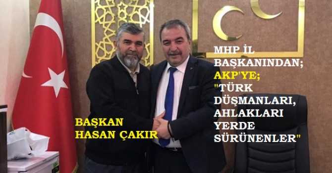 Çankırı'da kıyamet koptu.. MHP İl Başkanı, AKP'yi bombardımana tuttu : 