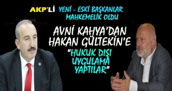 AKP'li Belediye Başkanı, görevi devraldığı AKP'li Belediye Başkanını 