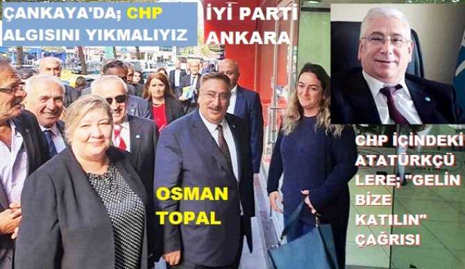 İYİ Parti’den, CHP’de ki Atatürkçülere çağrı : “Gazi Atatürk’e değil de; PKK’lı Selo’ya selam gönderenlerin yanlarında ne işiniz var? Buyurun gelin, İYİ yürüyüşümüze katılın”