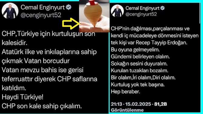 ÇOK YAKIN GEÇMİŞTE; CHP’ye “PKK’lı”, ÖZGÜR ÖZEL’e; ‘ŞARLATAN KOMÜNİST’, İMAMOĞLU’na ‘YUNAN’ BENZETMESİ YAPAN RÜZGAR GÜLÜ CEMAL, ŞİMDİ CHP’nin FEDAİSİ KESİLDİ.