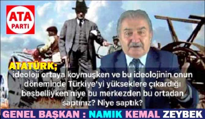 ATA PARTİ : “23 NİSAN 1920; TÜRK MİLLETİNİN EMPERYALİZME KARŞI VERDİĞİ EŞSİZ MÜCADELENİN, MİLLET EGEMENLİĞİNİN TAÇLANDIĞI GÜNDÜR”