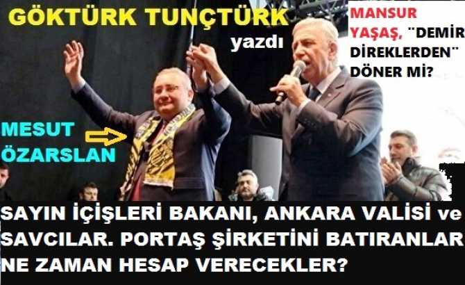 ANKARA’YI İŞTE BÖYLE BATIRDILAR. ÖZGÜR ÖZEL, AYDIN’I BIRAK, KEÇİÖREN’E BAK. MESUT ÖZARSLAN, PORTAŞ’ı BATIRDI, 28 MİLYAR ZARARA SOKTU, SONRA KEÇİÖREN’E BELEDİYE BAŞKANI OLDU. NEDENSE HALA HESAP VEREN YOK?