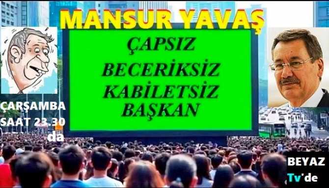 MANSUR YAVAŞ’A “YOKEDİCİ” ADINI VEREN MELİH GÖKÇEK’TEN FLAŞ ÇIKIŞ. GÖKÇEK, ÇARŞAMBA AKŞAMI BEYAZ TV’de; 6 YILDA YOK EDİLEN ANKARA’YI GÖRÜNTÜLERLE ANLATIP, İDİALARA CEVAP VERECEK