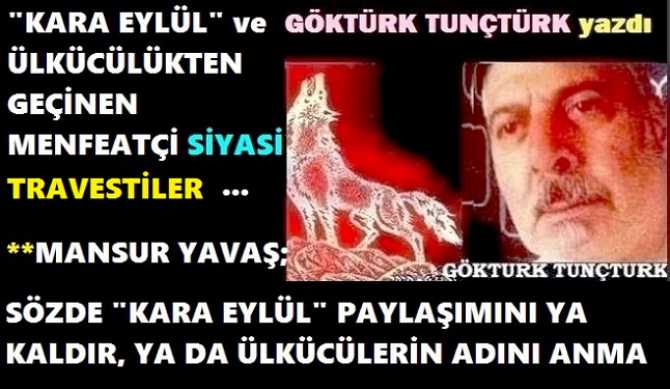 “ALLAH; İZNE AYRILDI, 15 GÜN YERİNE BİZ BAKIYORUZ”.  Ve MANSUR YAVAŞ, SÖZDE “KARA EYLÜL” TEPKİ PAYLAŞIMINI YA KALDIR, YA DA ÜLKÜCÜLERİN ADINI ASLA ANMA.