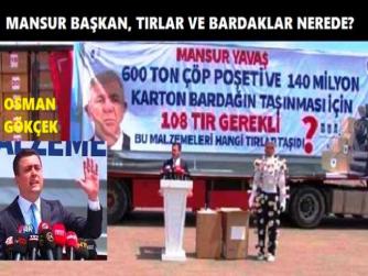 OSMAN GÖKÇEK'ten; MANSUR YAVAŞ'a : 