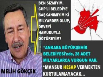 MANSUR YAVAŞ’a da OPERASYON YAPILACAK MI? MELİH GÖKÇEK İŞARETİNİ VERDİ : “ANKARA BÜYÜKŞEHİR BELEDİYESİNDE Kİ VURGUNLAR, İSTANBUL VURGUNLARINI GÖLGEDE BIRAKIR.. MANSUR HESAP VERECEK”