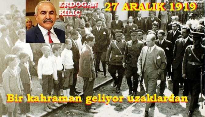 CHP YDK üyesi Av. Erdoğan Kılıç : “ATATÜRK bugün Ankara’ya gelecek”
