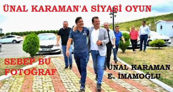 Ünal Karaman'a siyasi kumpas kurulmasında ve Trabzonspor'dan ayrılmasına sebep bu fotoğraf.. Ekrem İmamoğlu ile çekilen fotoğrafı