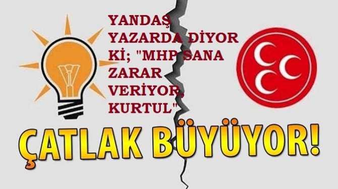Tam yandaş Gazetenin yazarı AKP’yi uyardı : “Başkanlık sistemi işe yaramadı, biran önce sistemden de küçük parti MHP’den de kurtulmalısın”