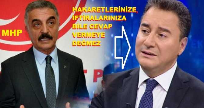 Babacan'ın partisi bu cevapla MHP'yi çıldırtacak : 