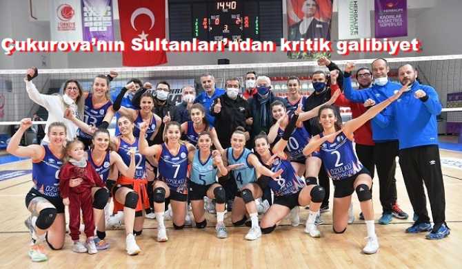 ÇUKUROVA BELEDİYESİ'nin; File sultanları, Nevşehir Belediye Spor'u set vermeden mağlup etti