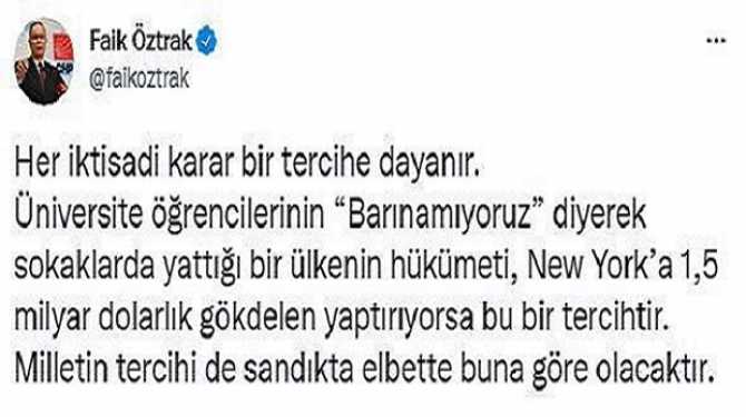 CHP'den, Erdoğan'a; : 