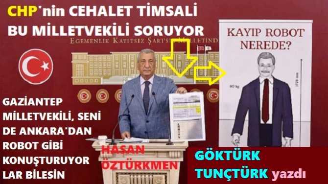 ANKAPARK’ta; “KONUŞAN ROBOTU” ARAYAN, ROBOT KAFALILAR..! YAHU, CHP GAZİANTEP MİLLETVEKİLİ, SENİ DE ROBOT GİBİ KONUŞTURUYORLAR BİLESİN.