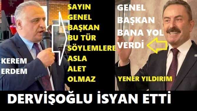 İYİ PARTİ ANKARA KONGRESİ’NDE Kİ SKANDALIN YANKILARI SÜRÜYOR. DERVİŞOĞLU, ADAYLAR ARASINDA AYRIM YAPTIĞI İDDİASINA İSYAN ETTİ.